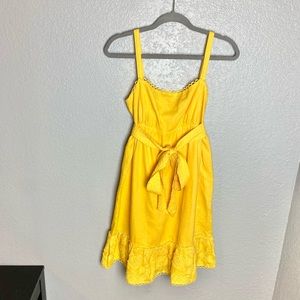 JUICY COUTURE Yellow Linen Sundress